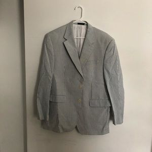 Men’s Seersucker Blazer